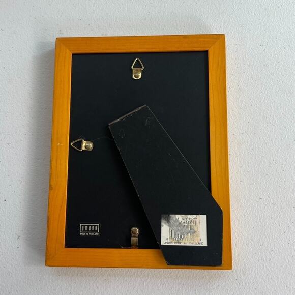 Solid Wood Picture Frame Carved Natural Light Pale Fits 5 X 7 Photo - Picture 9 of 12